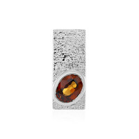 Ciondolo in argento con Zircone Arancione