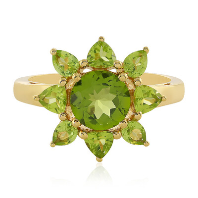 Anello in argento con Peridoto