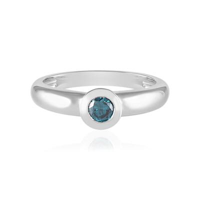Anello in oro con Diamante Blu I2 (KM by Juwelo)