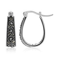 Orecchini in argento con Marcassite