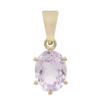 Ciondolo in oro con Kunzite