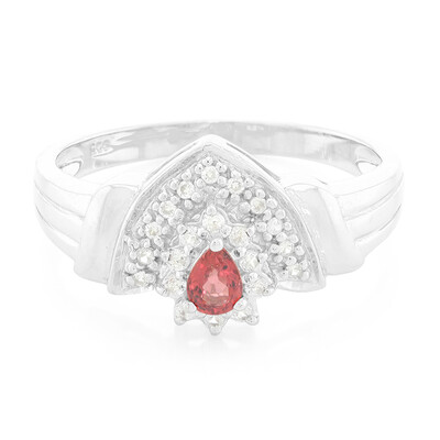 Anello in argento con Rubino Tanzania
