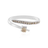 Anello in oro con Diamante Champagne I2 (de Melo)