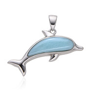 Ciondolo in argento con Larimar
