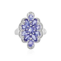Anello in argento con Tanzanite