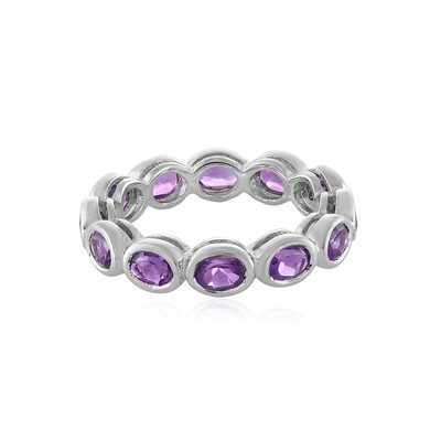 Anello in argento con Ametista