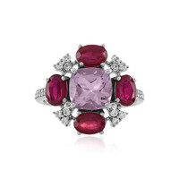 Anello in argento con Ametista Rose de France