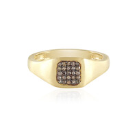 Anello in argento con Diamante Cioccolato I3