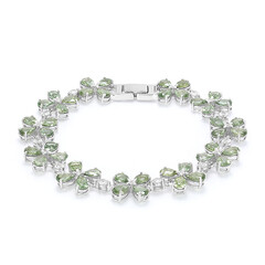 Bracciale in argento con Apatite Russa