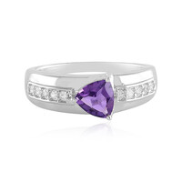 Anello in argento con Ametista Siberiana