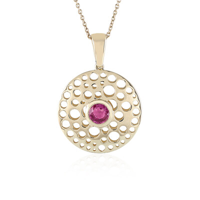 Collana in oro con Zaffiro Rosa del Madagascar (Ornaments by de Melo)