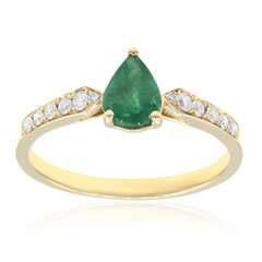 Anello in oro con Smeraldo Zambia AAA (CIRARI)