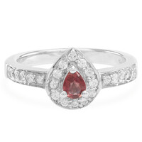 Anello in argento con Rubino Malawi