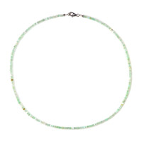Collana in argento con Crisoprasio