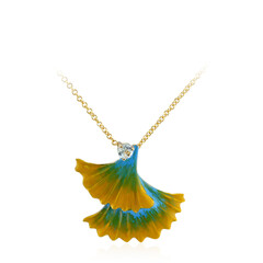 Collana in argento con Topazio Blu Cielo (TPC)