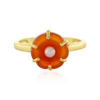 Anello in argento con Corniola