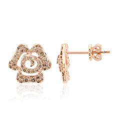 Orecchini in oro con Diamante Rose de France SI1 di Argyle
