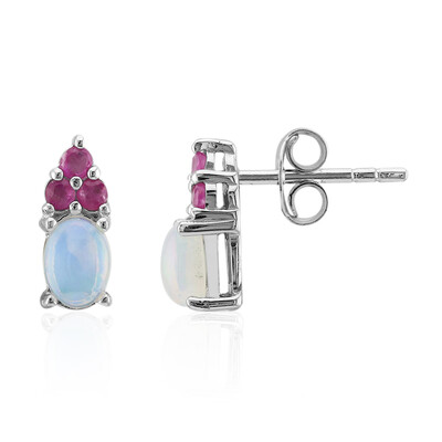 Orecchini in argento con Opale di Welo