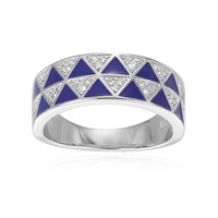 Anello in argento con Topazio Bianco