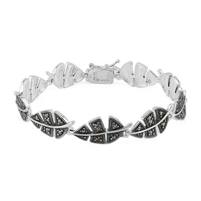 Bracciale in argento con Marcassite