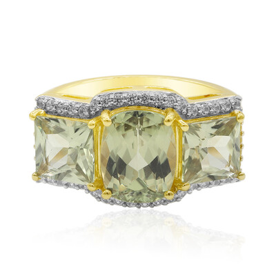 Anello in oro con Diasporo cangiante (Tenner Diniz)
