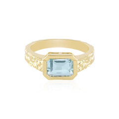 Anello in argento con Topazio Blu Cielo