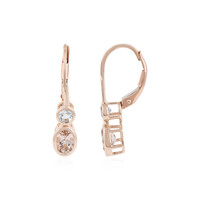 Orecchini in oro con Morganite del Madagascar