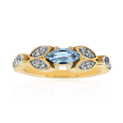 Anello in argento con Acquamarina Ofiki