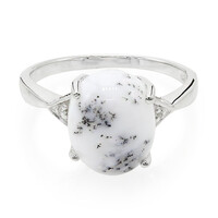 Anello in argento con Agata Dendritica