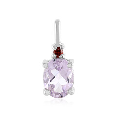 Ciondolo in argento con Ametista Rose de France