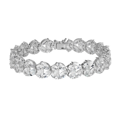 Bracciale in argento con Topazio Bianco(Adela Silber)