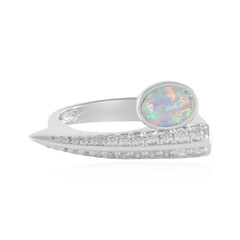 Anello in argento con Opale di Welo AAA (de Melo)