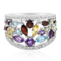 Anello in argento con Citrino