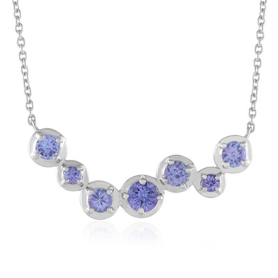 Collana in argento con Tanzanite