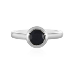 Anello in argento con Zaffiro Blu del Mozambico