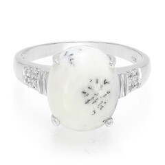 Anello in argento con Agata Dendritica