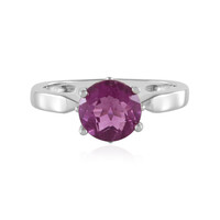 Anello in argento con Fluorite Rosa