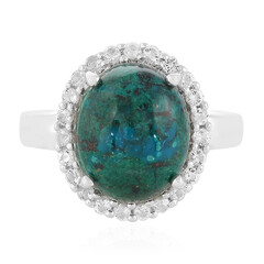 Anello in argento con Crisocolla