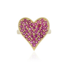 Anello in argento con Rodolite