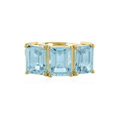 Anello in argento con Topazio Blu Cielo