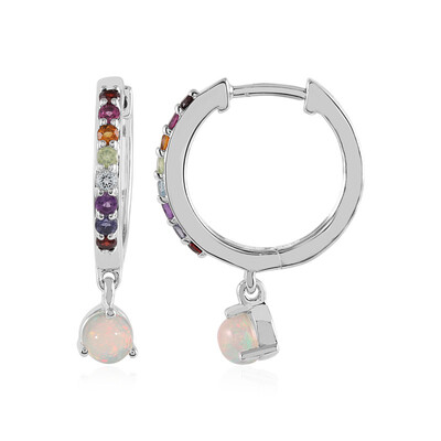 Orecchini in argento con Opale di Welo