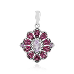 Ciondolo in argento con Ametista Rose de France