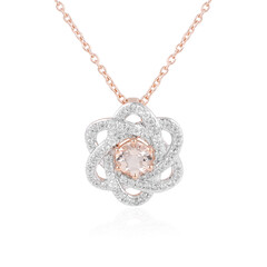 Collana in argento con Morganite