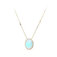Collana in oro con Opale di Welo AAA (CIRARI)