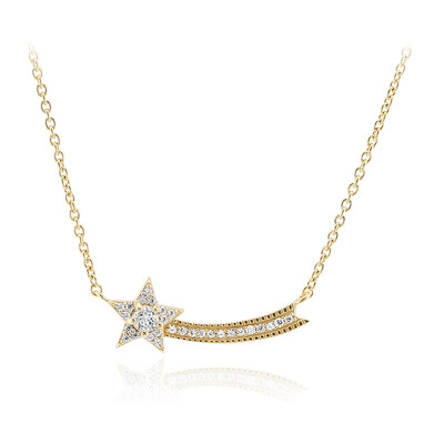 Collana in argento con Topazio Bianco
