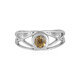 Anello in argento con Zircone Giallo