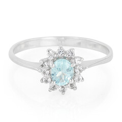Anello in argento con Apatite Blu
