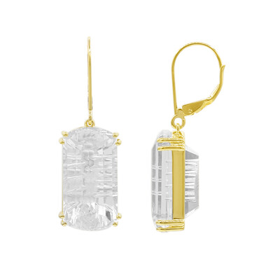 Orecchini in oro con Quarzo Bianco (Glenn Lehrer)