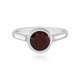 Anello in argento con Granato Mozambico