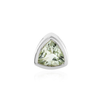 Ciondolo in argento con Ametista Verde (MONOSONO COLLECTION)
